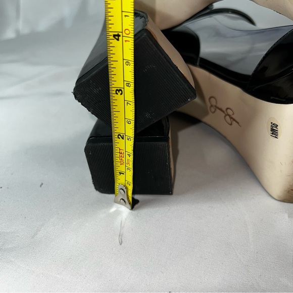 Jessica Simpson Black Patent Leather Platform Pumps - Picture 7 of 13
